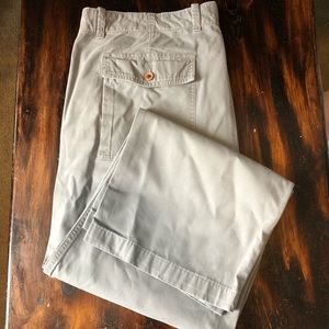 Banana Republic Gray Relaxed Fit Chinos 38/30